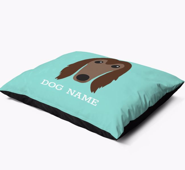 'Yappicon and Name' - Personalised {breedFullName} Dog Bed